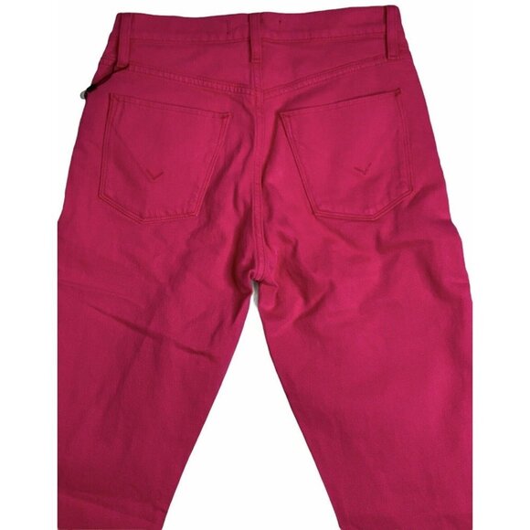 Hudson‎ Womens Pink Mid Rise Flat Front 5 Pockets Design Bootcut Leg Jeans Sz 26 - Picture 7 of 10